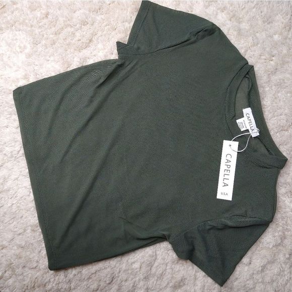 Back in Stock! Black Sheer Crop Top also in 3 Other Colors! - Picture 9 of 13